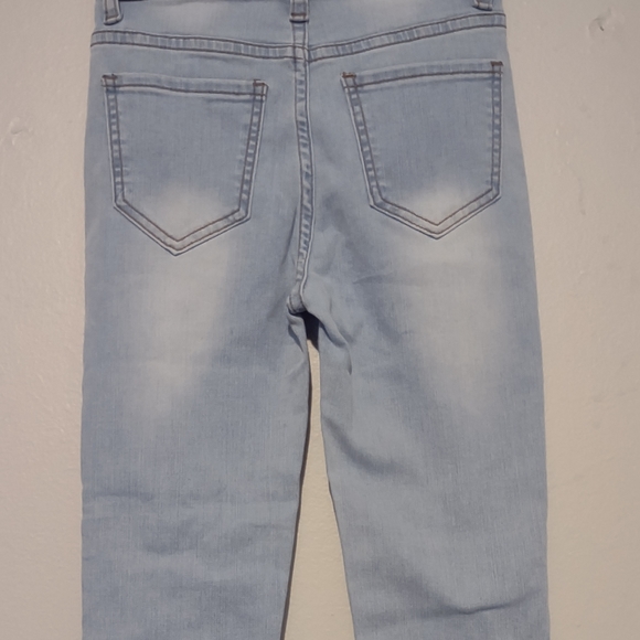 SheIn Stretchy Youth Distressed Jeans - Picture 2 of 4
